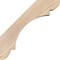 Ekena Millwork 3 1/2"W x 12"D x 12"H Olympic Smooth Knee Brace, Douglas Fir BRC04X12X12OLY00SDF - alternate 4